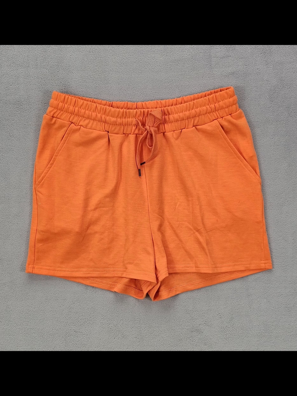 Women’s Neon Orange Lounge Shorts Size M New Without Tags